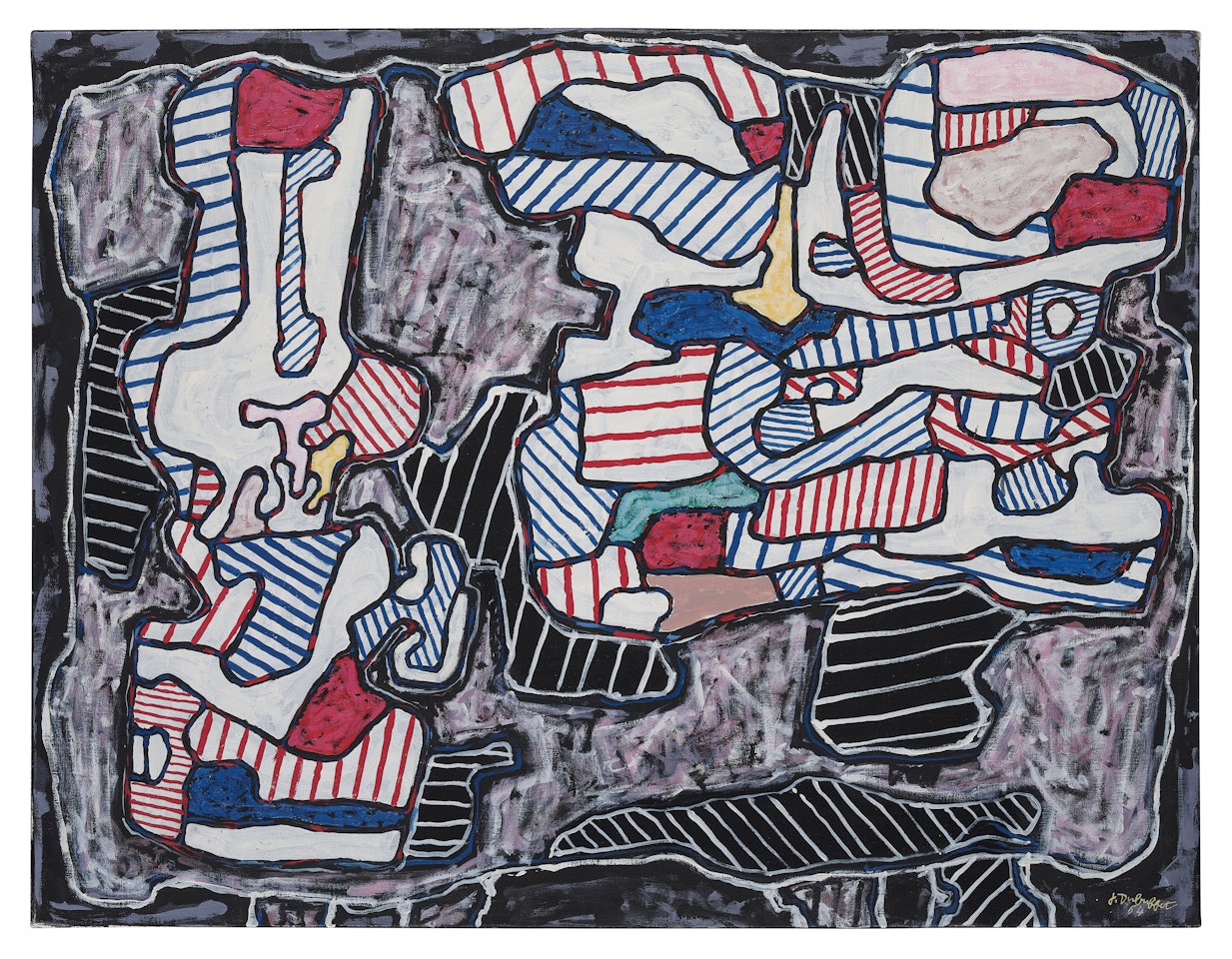 Lampe et balance II by Jean Dubuffet