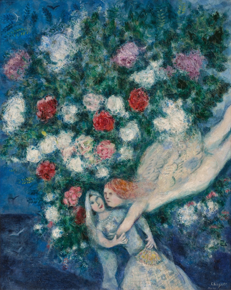 L"Ange et la fiancée by Marc Chagall