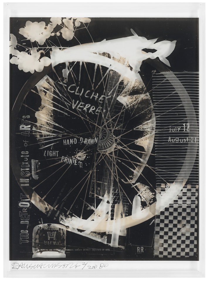 Cliché-verre: Hand Drawn, Light Printed by Robert Rauschenberg