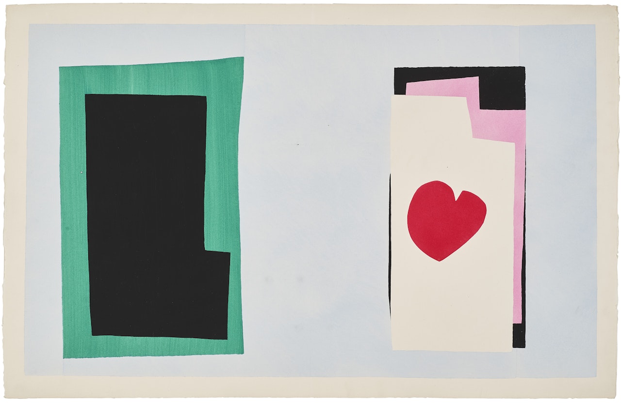 Le cœur, from Jazz by Henri Matisse