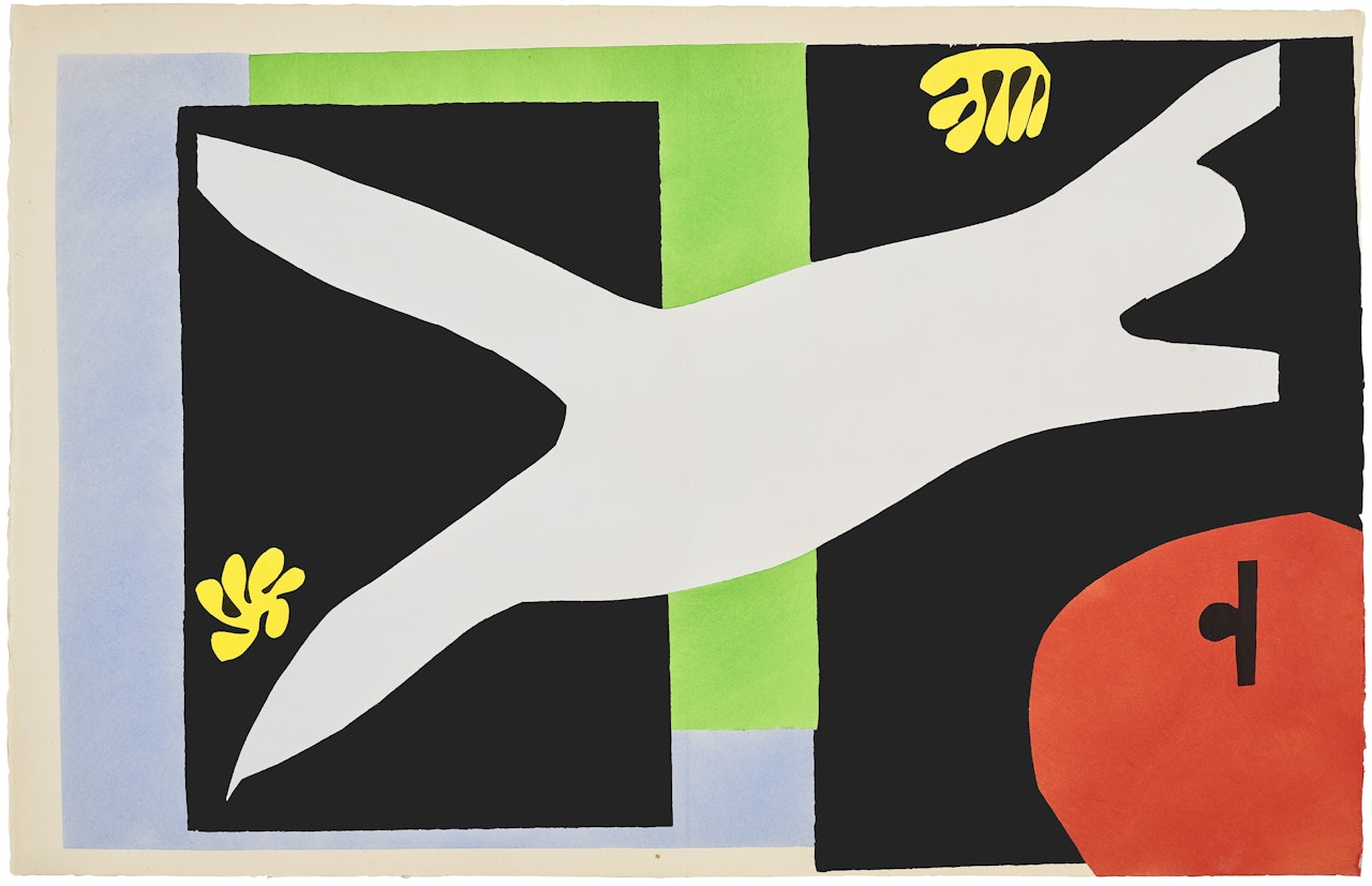 La nageuse dans l"aquarium, from Jazz; La nageuse dans l"aquarium, from Jazz by Henri Matisse