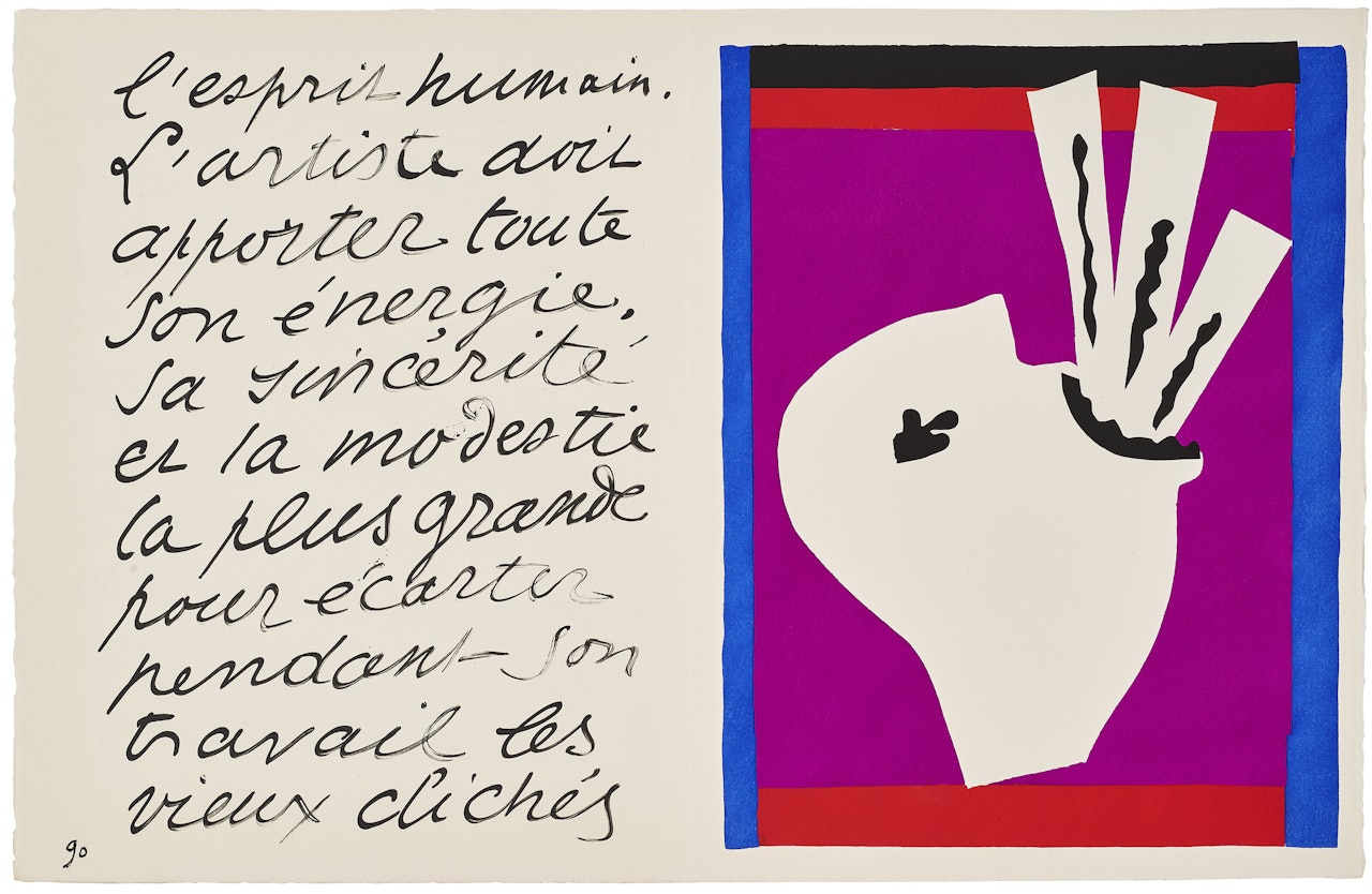 L"avaleur de sabres, from Jazz; L"avaleur de sabres, from Jazz by Henri Matisse