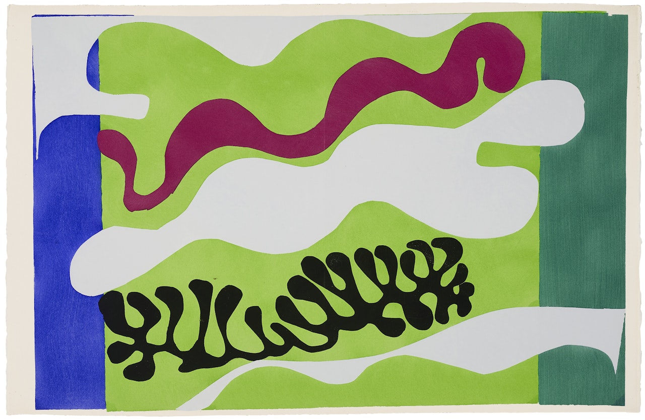 Le lagon, from Jazz by Henri Matisse