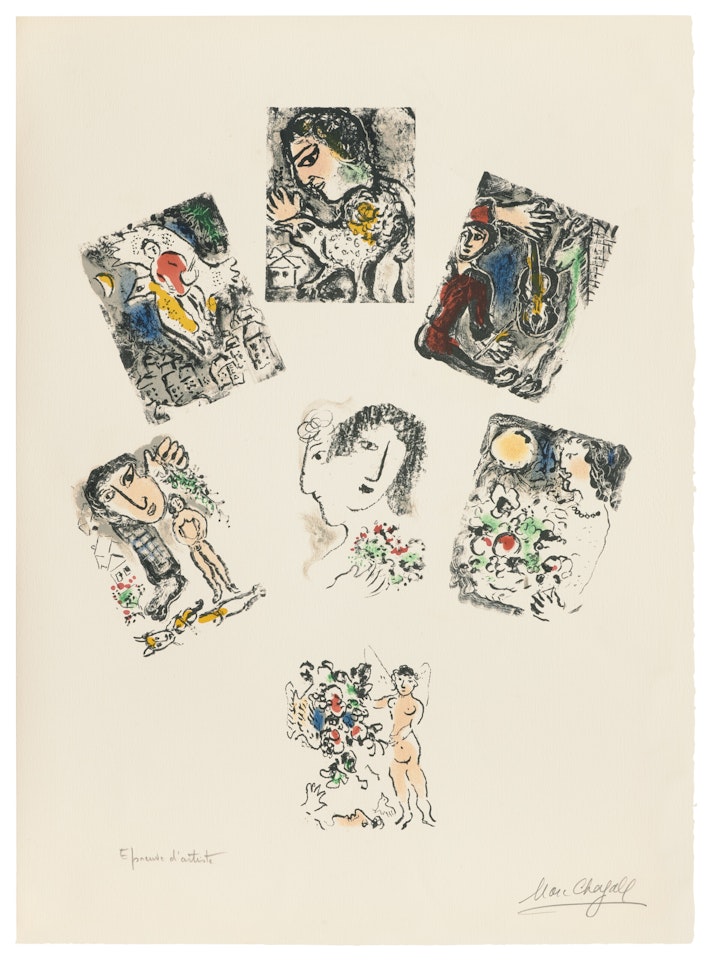 Bonne Année by Marc Chagall