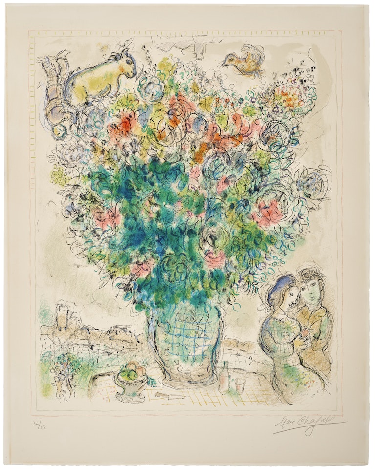 Bouquet Multicolore by Marc Chagall