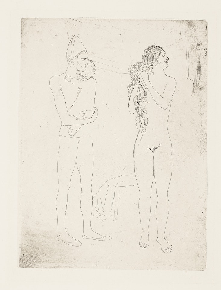 La Toilette de la mère, from La Suite des Saltimbanques; La Toilette de la mère, from La Suite des Saltimbanques by Pablo Picasso