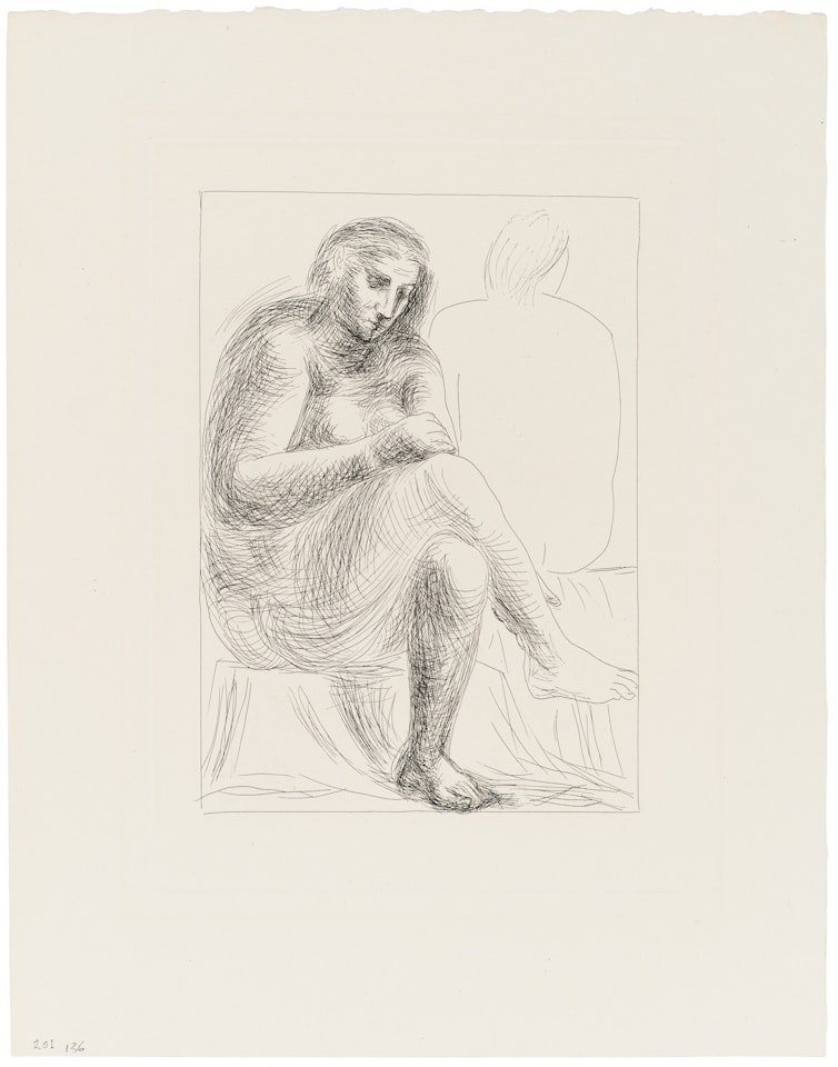 La Suite Vollard: three plates; La Suite Vollard : three plates by Pablo Picasso