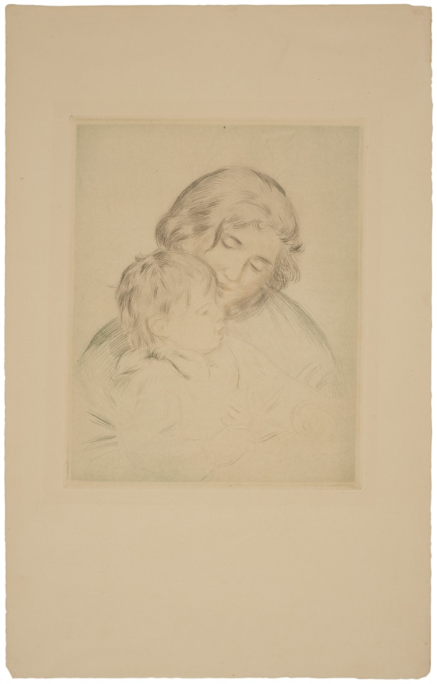 Two prints by the artist; Femme nue assise by Pierre-Auguste Renoir