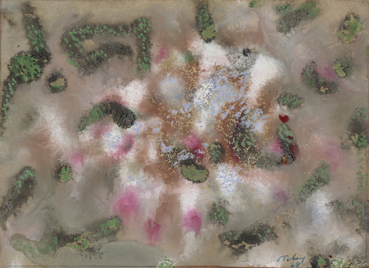 Abstract composition by Mark Tobey