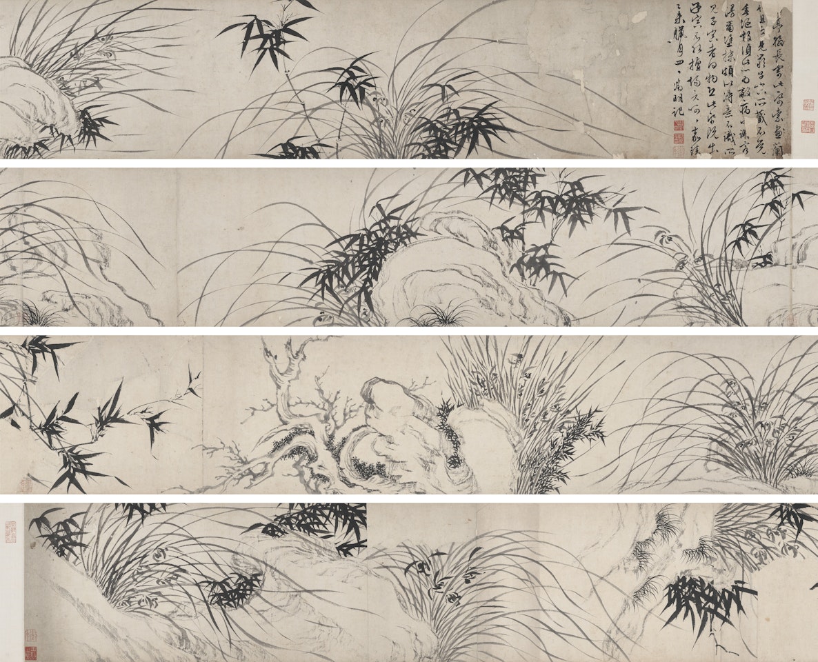 Bamboo and Orchid by Wen Zhengming