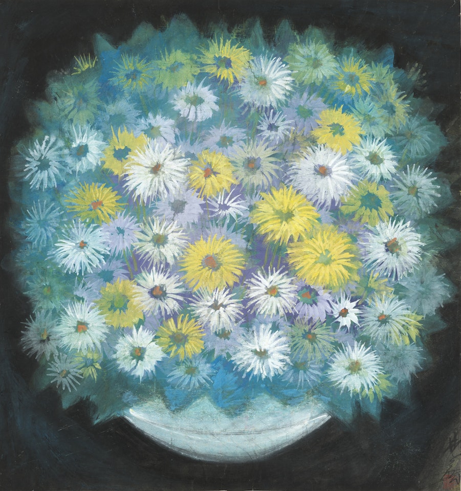 Chrysanthemums by Lin Fengmian