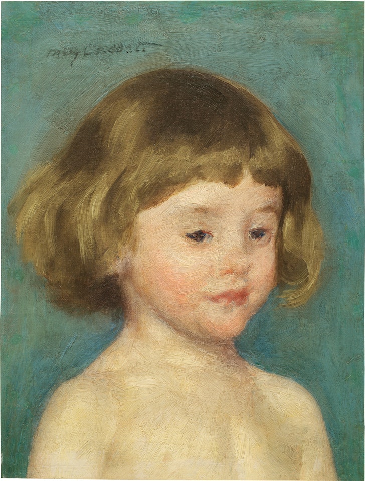 Buste d"enfant (Head of Jules) by Mary Cassatt