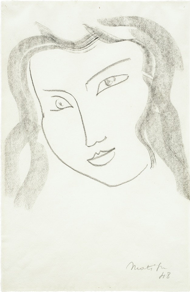 Visage de jeune fille by Henri Matisse