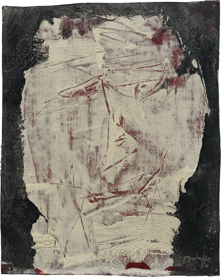 Tête pensive by Jean Dubuffet