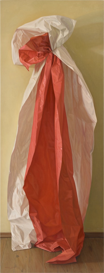 Red and White Paper by Claudio Bravo