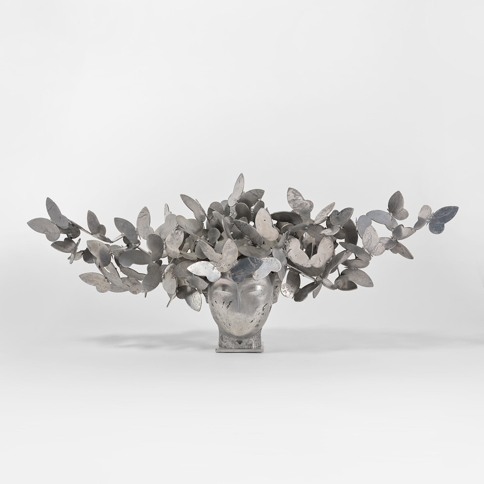 Mariposas Plateadas III by Manolo Valdés