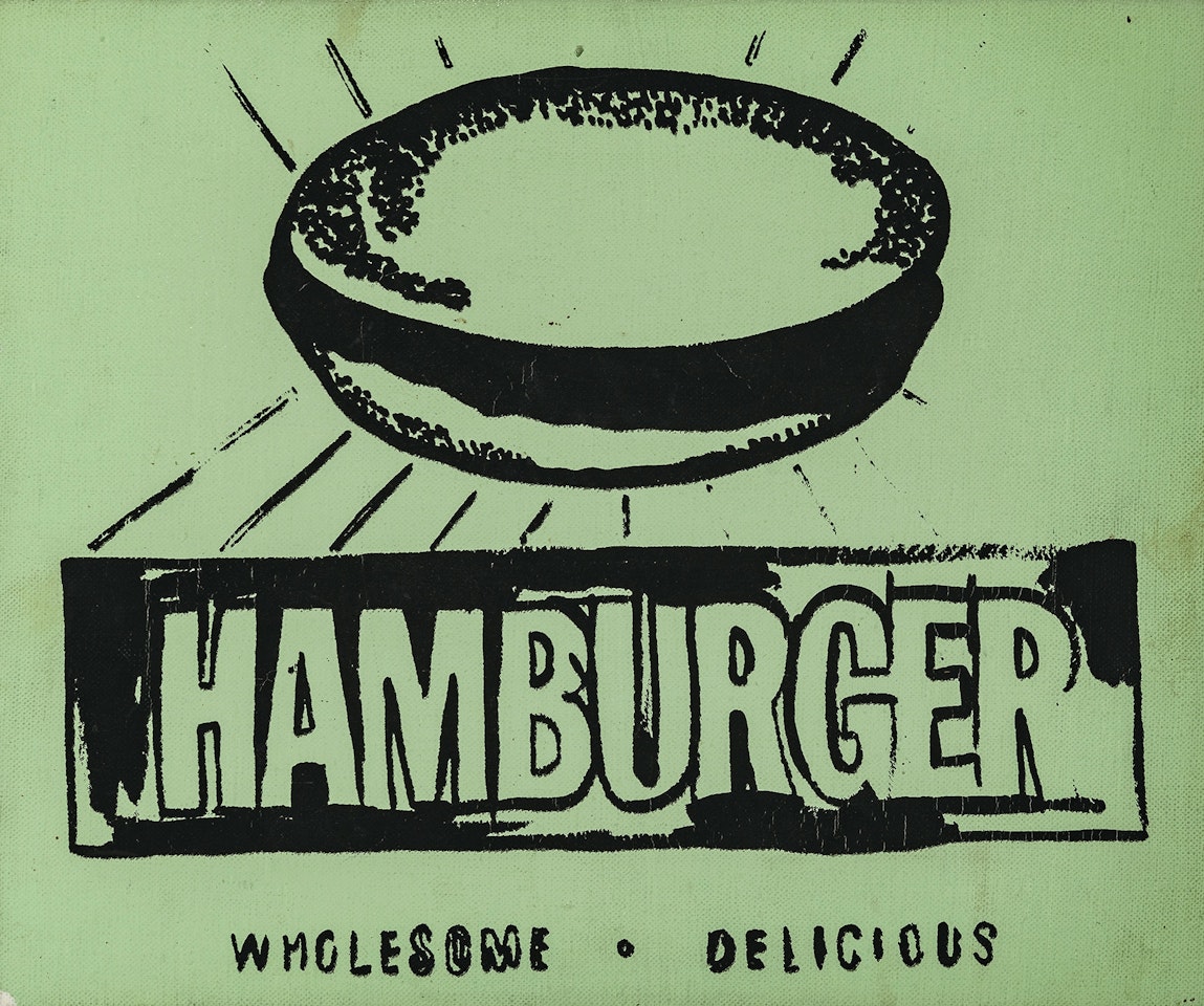 Hamburger by Andy Warhol