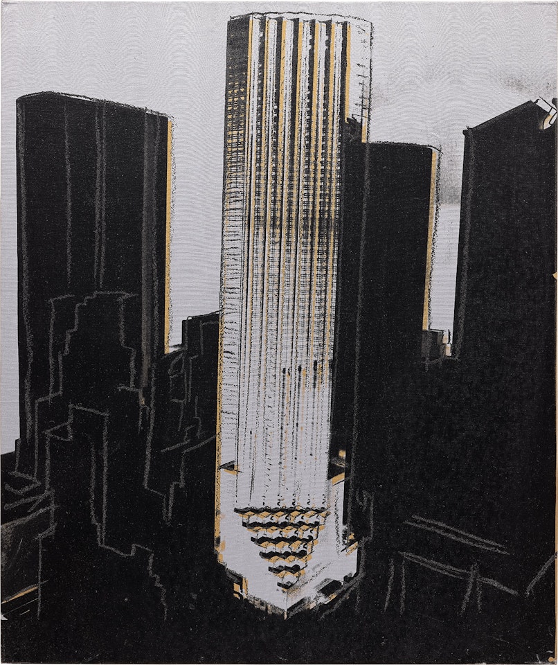 New York Skyscrapers by Andy Warhol