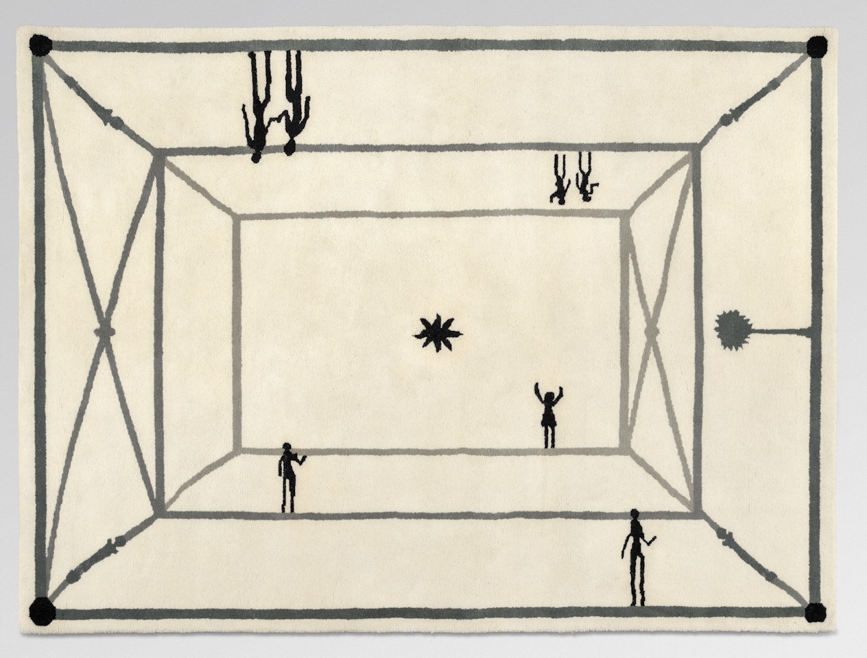 Tapis "La rencontre" by Diego Giacometti