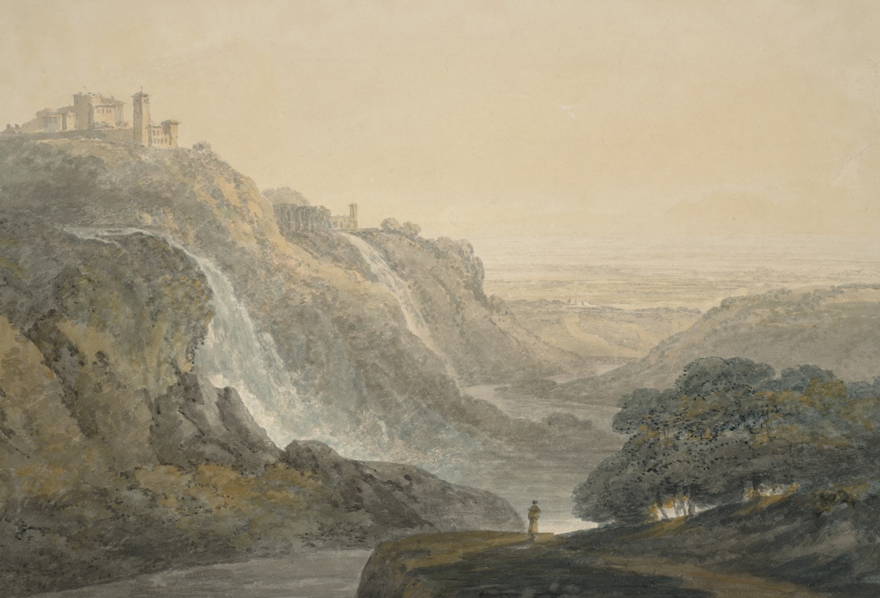 The Falls at Tivoli, Italy by Joseph Mallord William Turner