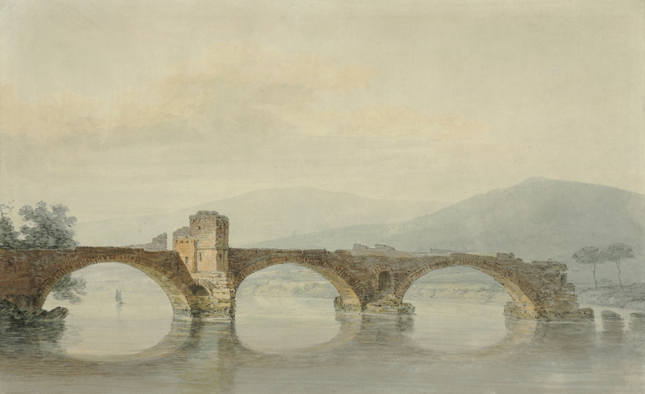 The bridge at Avignon by Joseph Mallord William Turner