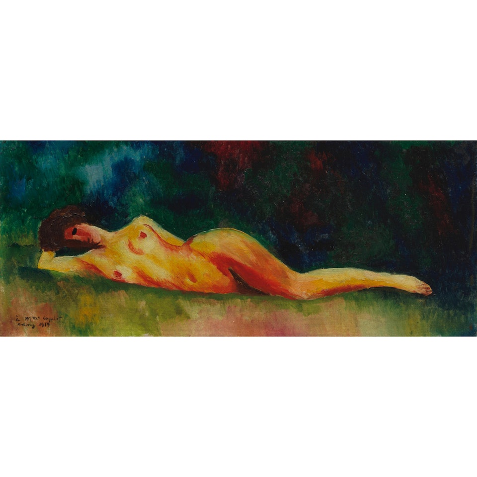 Nu allongé by Moïse Kisling