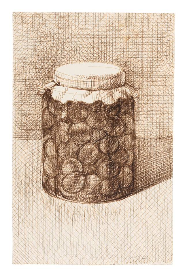 Covered Jar by Wayne Thiebaud