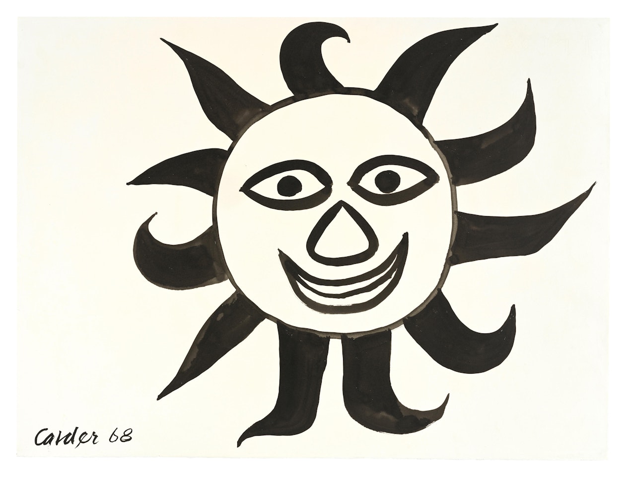 Genial Sun by Alexander Calder