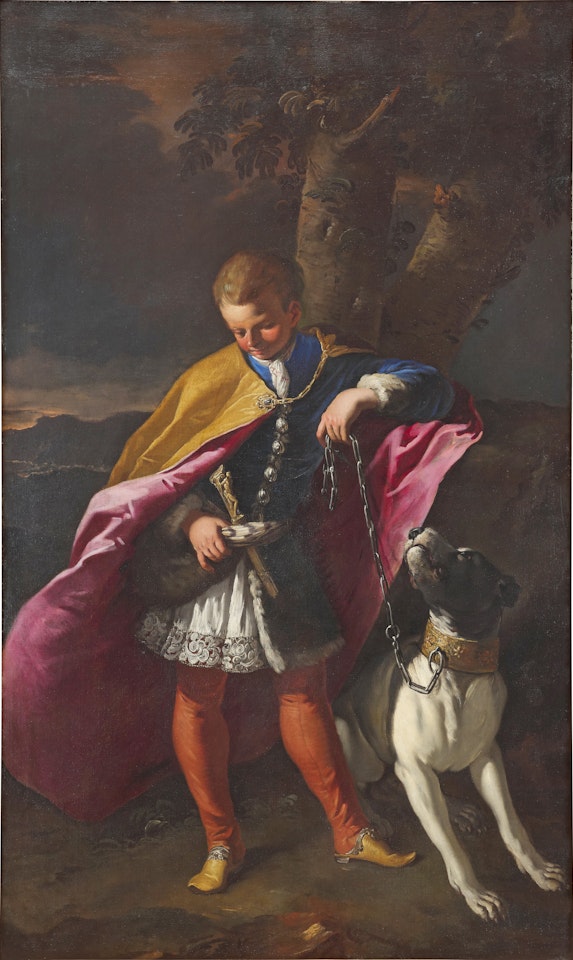 Portrait of Michelino Pagani, Turkish Slave adopted by the Marquis Cesare Pagani by Sebastiano Ricci