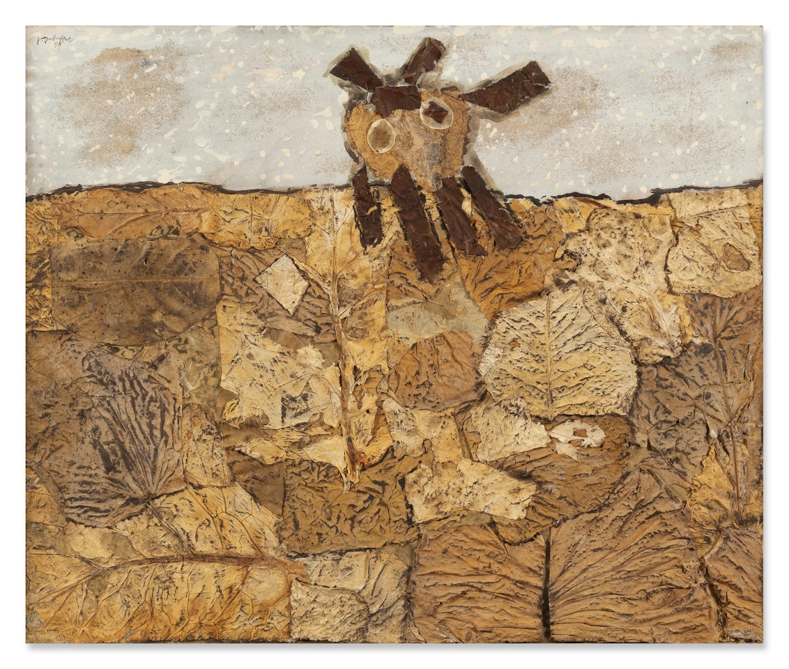 Paysage au chien by Jean Dubuffet