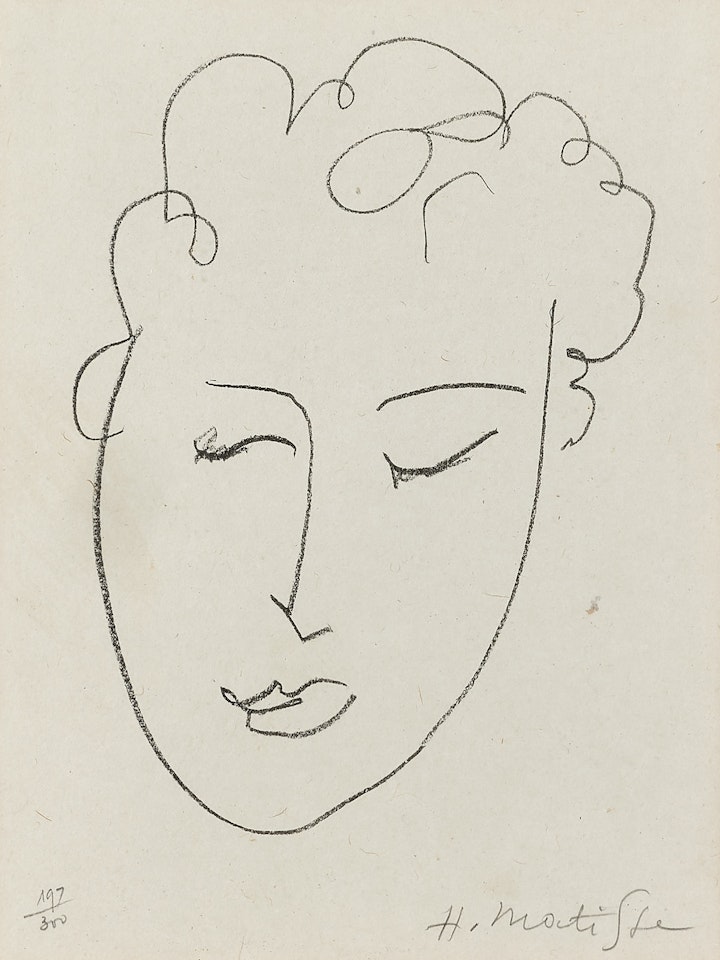 Jules Romains; Duthuit 23 by Henri Matisse