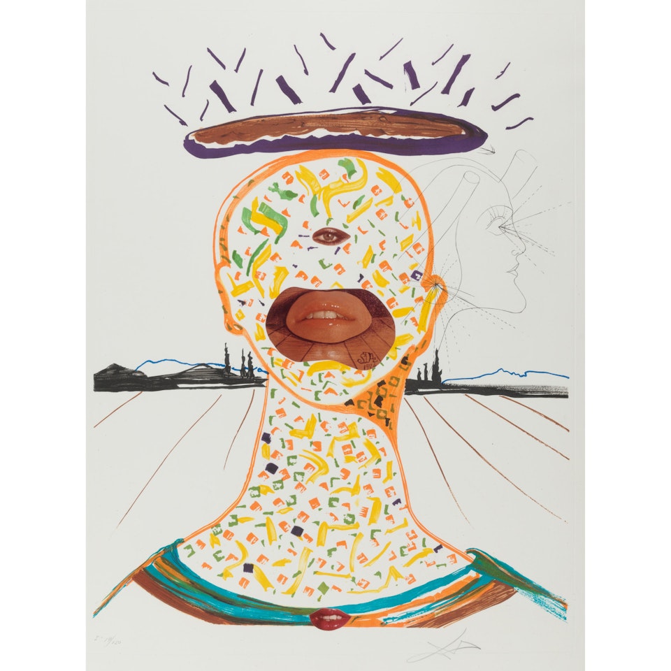 Cyclopean Make-Up, from Imaginations and Objects of the Future (Field 75-11-F) by Salvador Dali