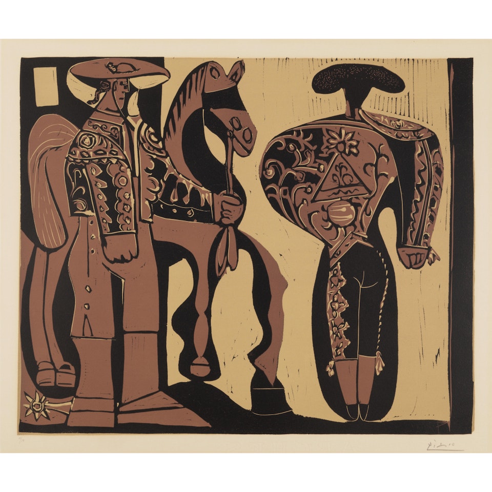 Picador et torero (Bloch 906; Baer 1231) by Pablo Picasso