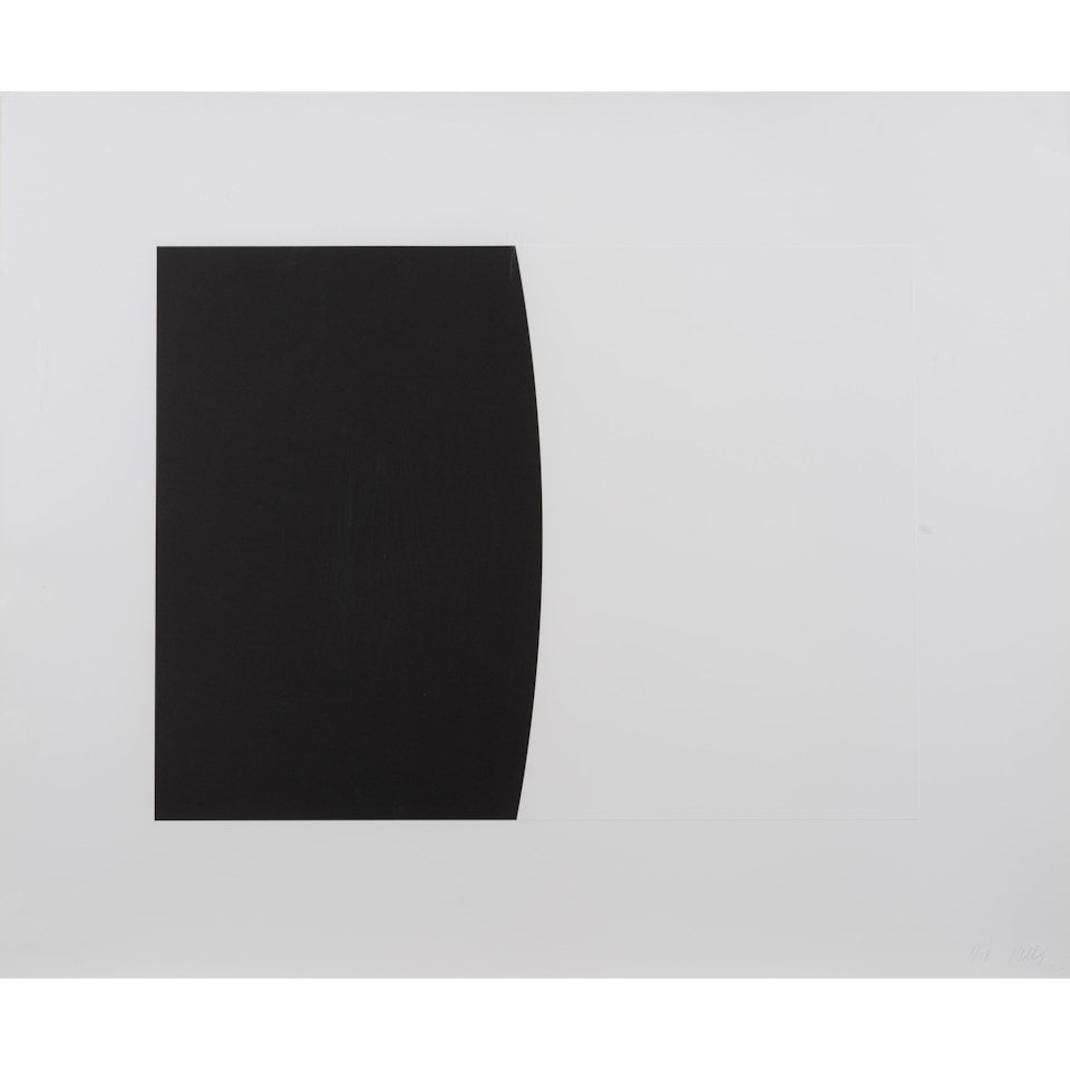 Canigou, from Romanesque Series (formerly Third Curve Series) (Axsom 127; Gemini 683) by Ellsworth Kelly