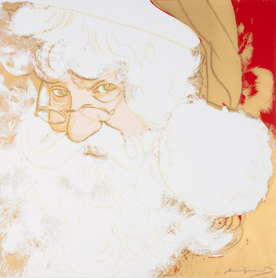 Santa Claus, from Myths (Feldman & Schellmann II.266) by Andy Warhol