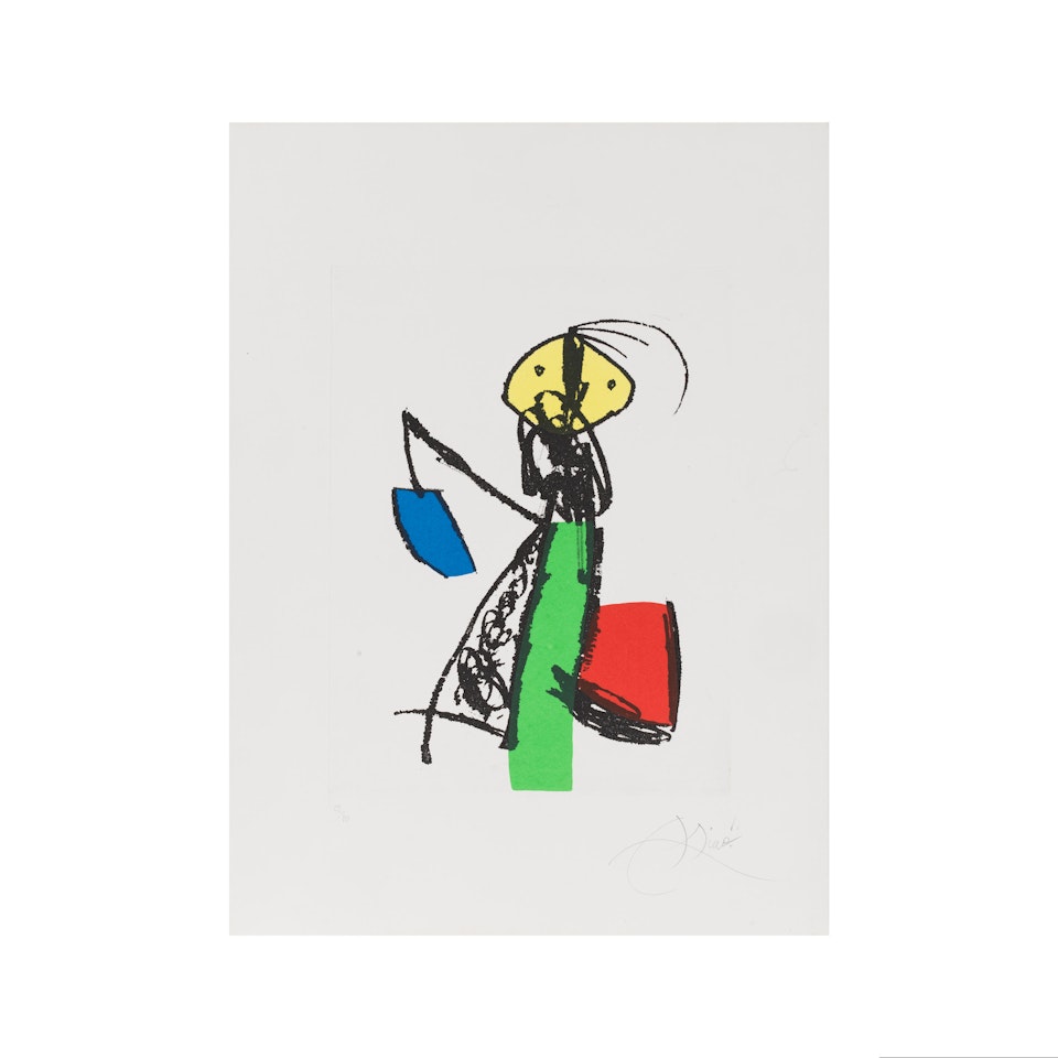 Chanteur des Rues II by Joan Miró