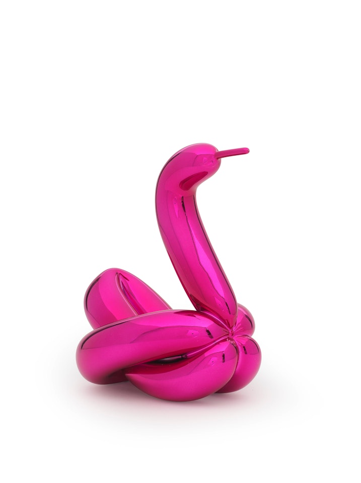 Balloon Swan (Magenta) by Jeff Koons