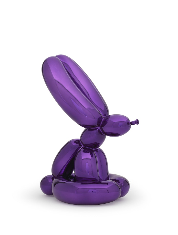 Balloon Rabbit (Violet) by Jeff Koons