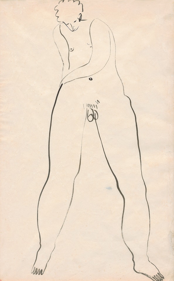 Naked Man by Sanyu