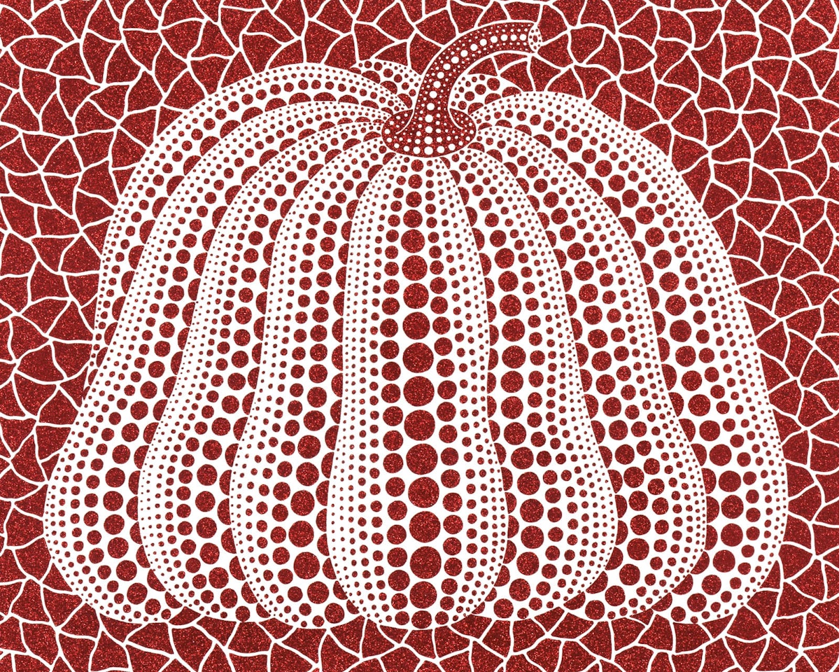 Pumpkin R by Yayoi Kusama