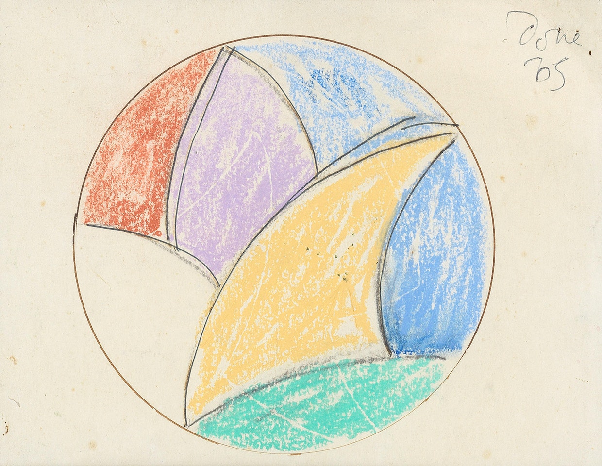 A Circular Design by Duncan Grant