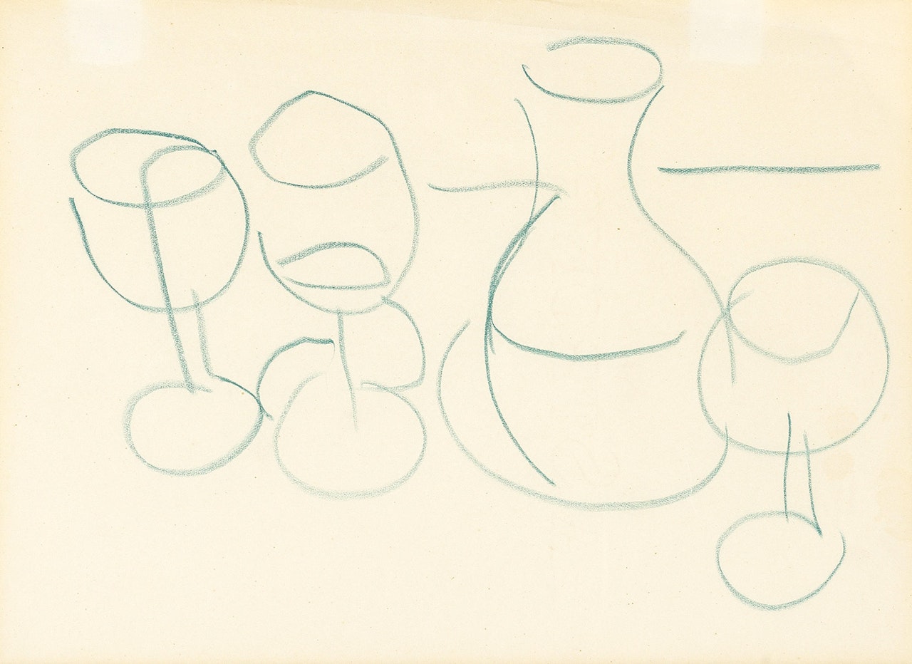 Still Life with a Carafe by Duncan Grant