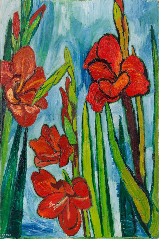 Gladioli III by John Bratby