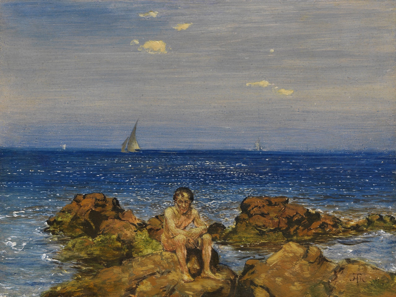 Der Meermann by Hans Thoma