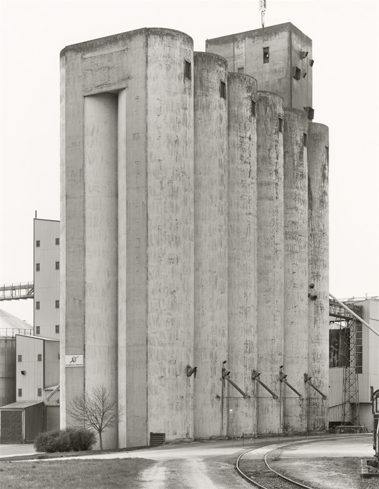 ”GRAIN ELEVATOR. FÉRE-CHAMPENOISE, F” by Bernd & Hilla Becher