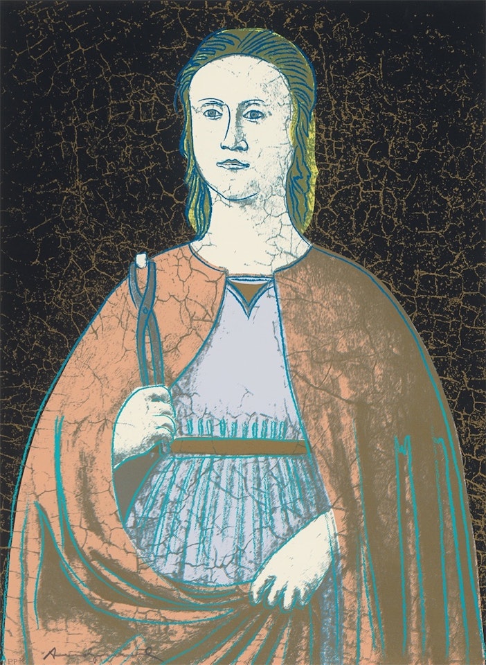 ”Saint Apollonia” by Andy Warhol