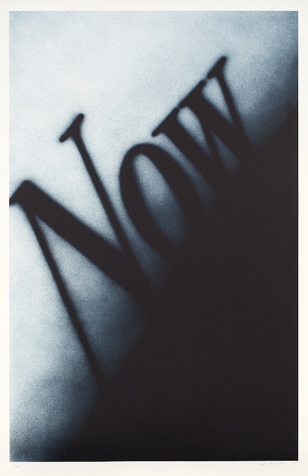 ”Now” by Ed Ruscha