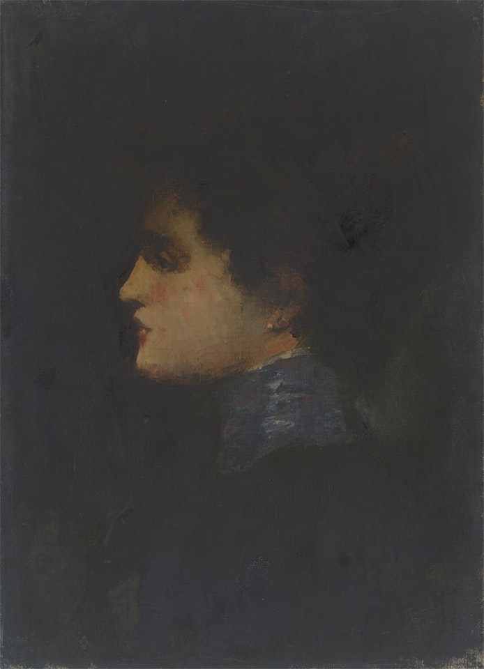 ”Bildnis einer Dame” by Lesser Ury