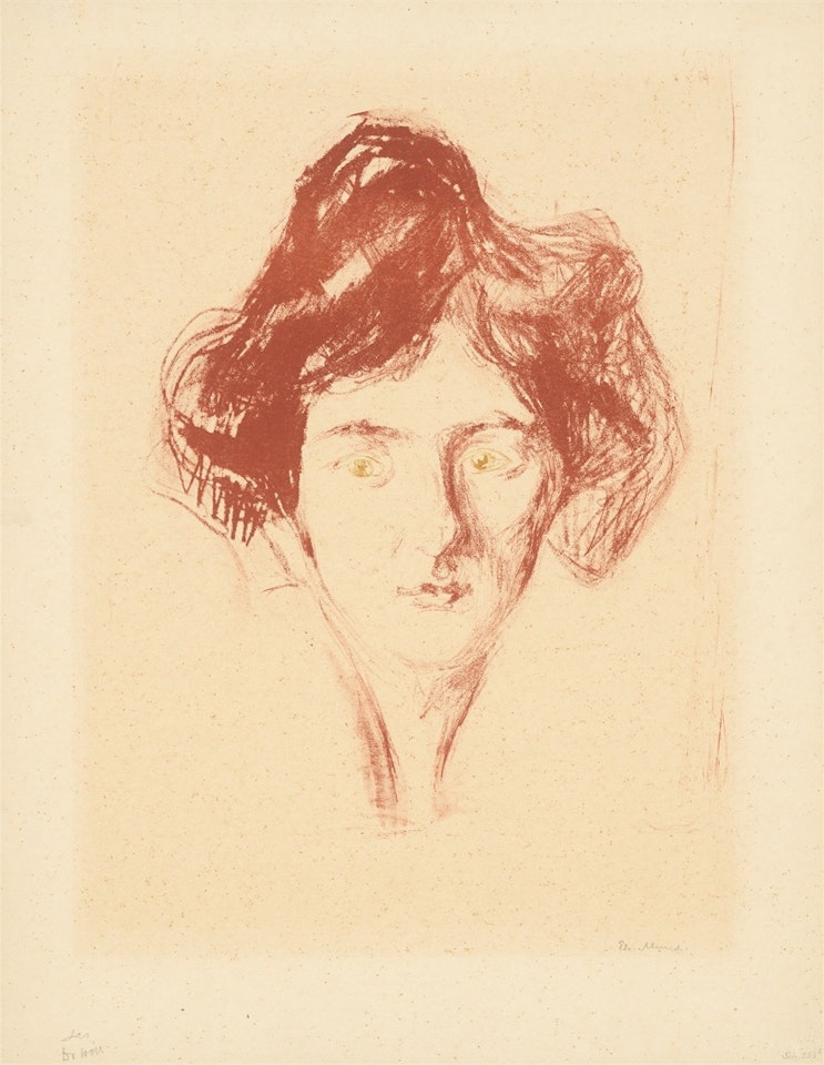 ”Berliner Modell” by Edvard Munch