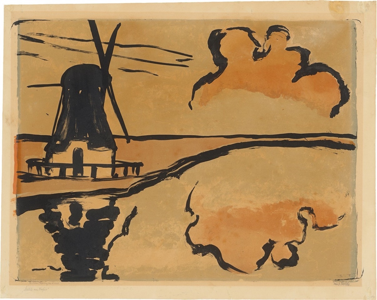 ”Mühle am Wasser” by Emil Nolde